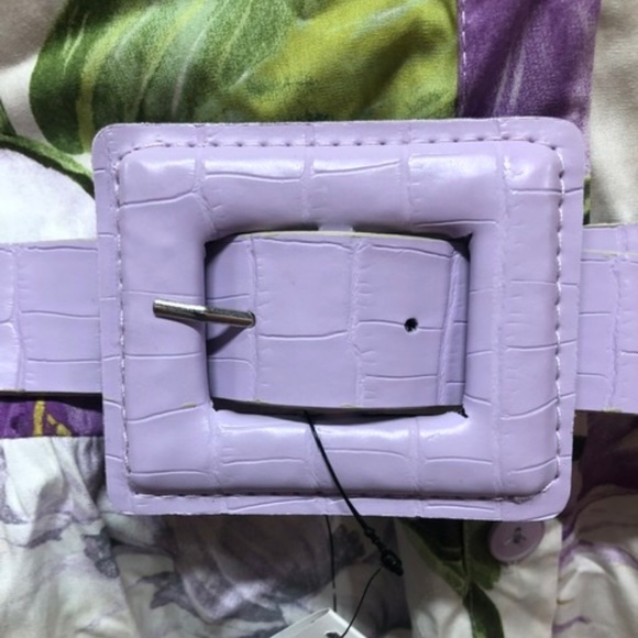 💚💜💛  ZARA Very Cute Floral Cotton Dress, M, NWT - Picture 7 of 10